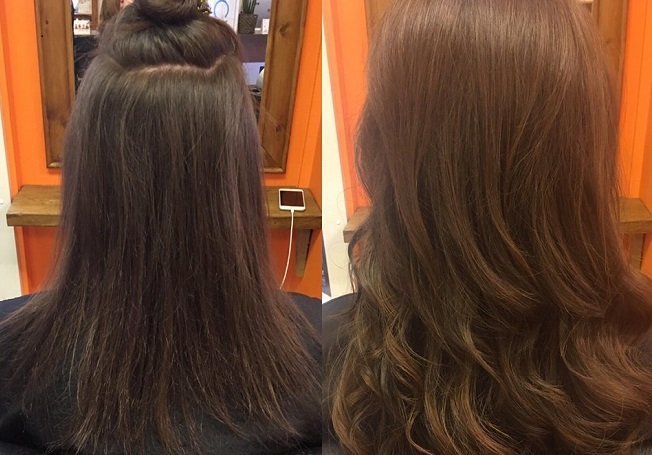 great length hair extensions Melanie Richards hair salon in Peterborough