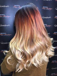 autumn/winter hair colours at Melanie Richard's hair salon