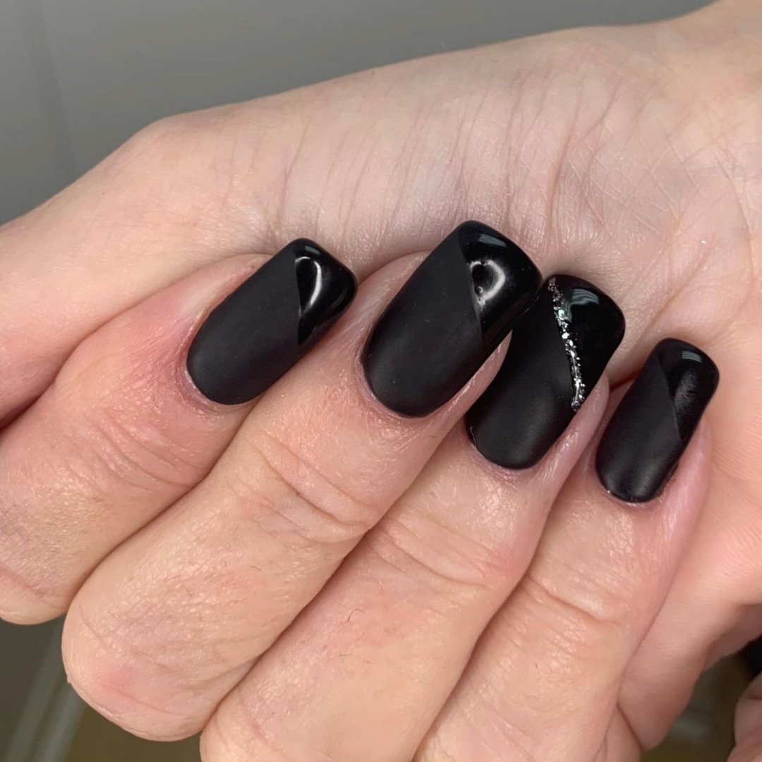 matt black nails build a bottle gel nails peterborough