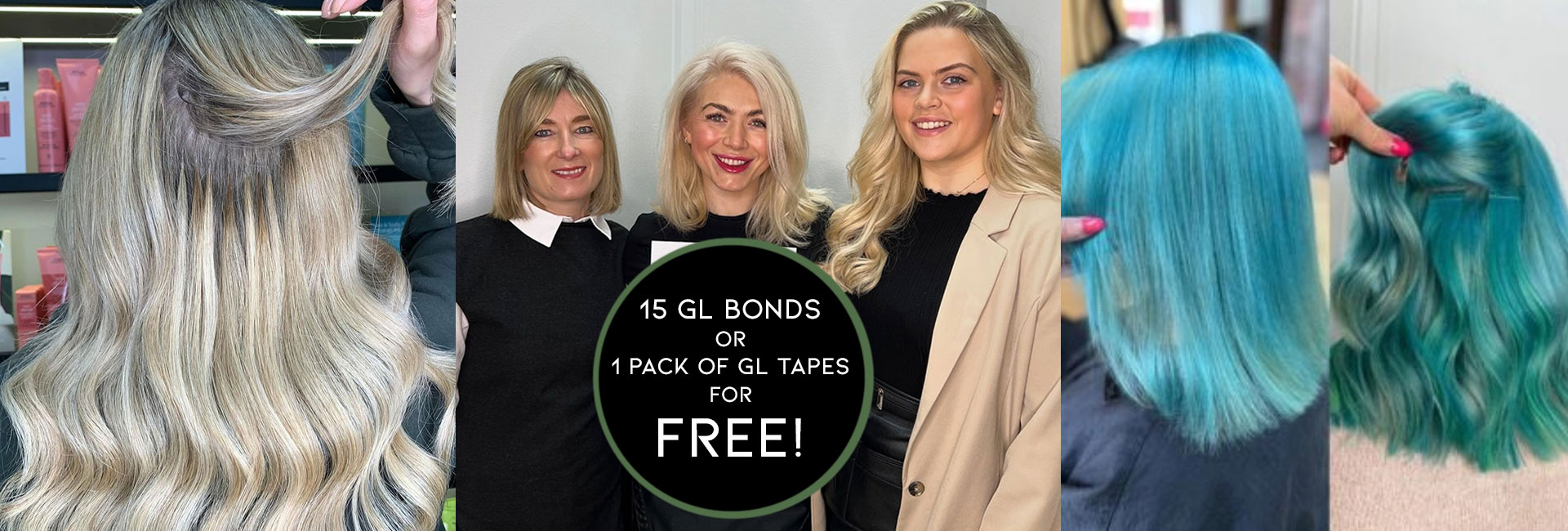 15 GL Bonds or 1 pack of GL Tapes for FREE! At Melanie Richards Beauty Salon In Peterborough 1S AT MELANIE RICHARD'S AWARD WINNING HAIR AND BEAUTY SALON IN PETERBOROUGH