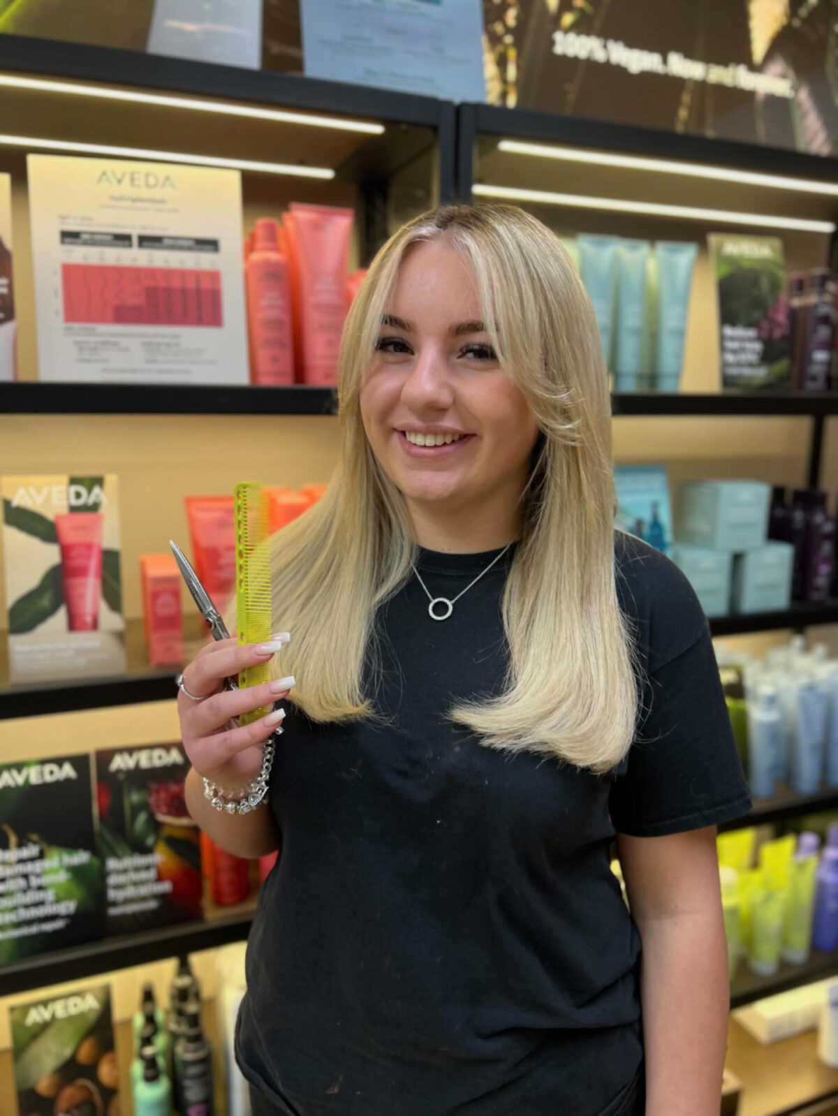 Stylist Nicole at Melanie Richards Hair Salon Peterborough