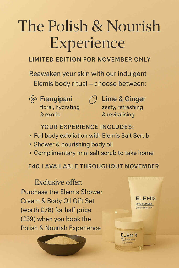 monthly beauty deals at melanie richards hair and beauty salon in peterborough