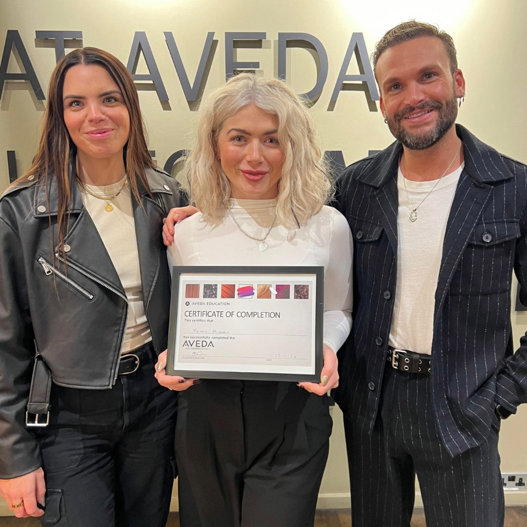 Aveda Colour Master at Melanie Richard's hair and beauty salon in Peterborough Aveda Colour Master at Melanie Richard's hair and beauty salon in Peterborough