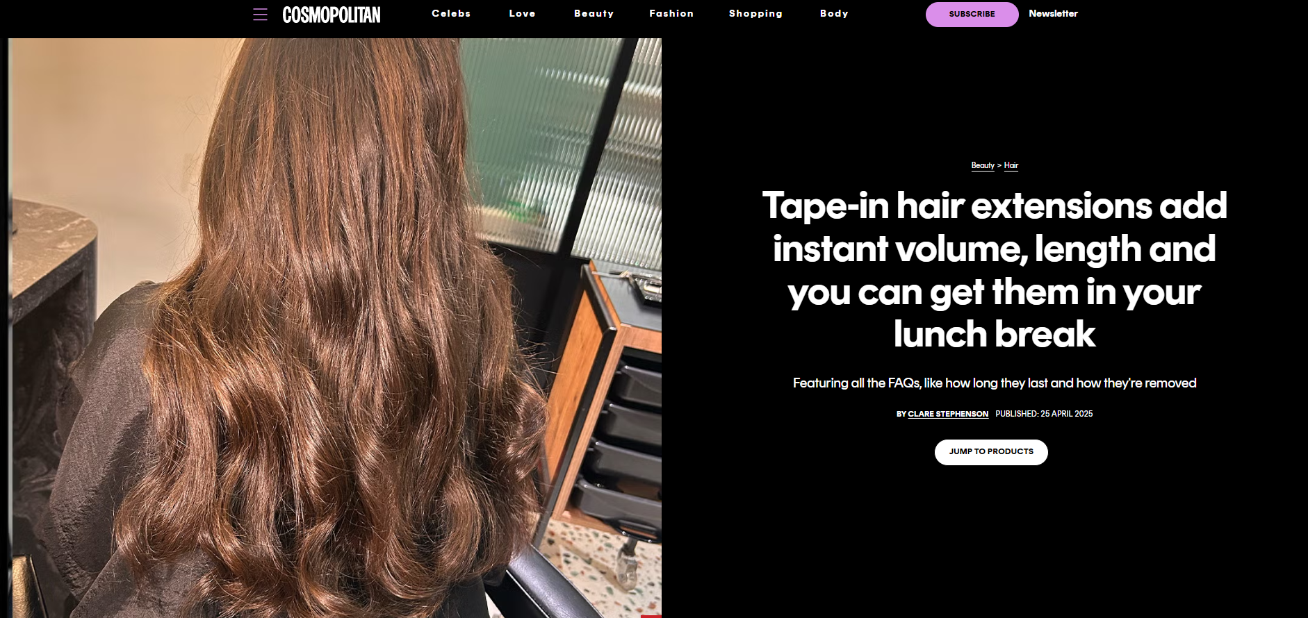 great lengths tape in extensions salons near me