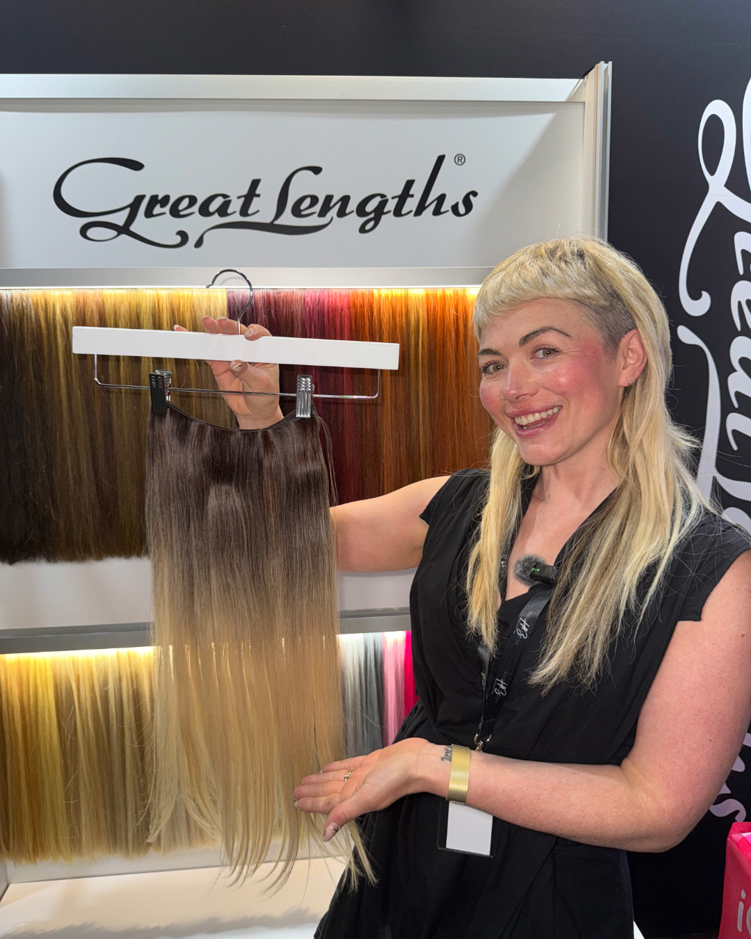 Melanie McDonald Takes to The Great Lengths Main Stage at HairCon Manchester 2026 Melanie McDonald Takes to The Great Lengths Main Stage at HairCon Manchester 2026