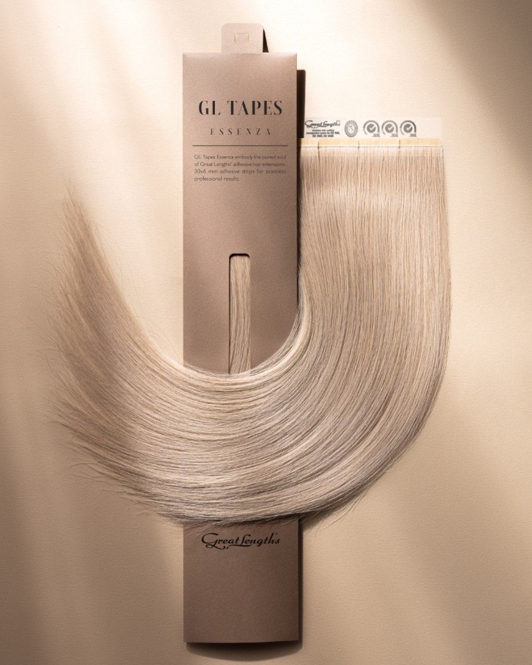 Blonde Natural Cut GL Tape Extensions in Peterborough