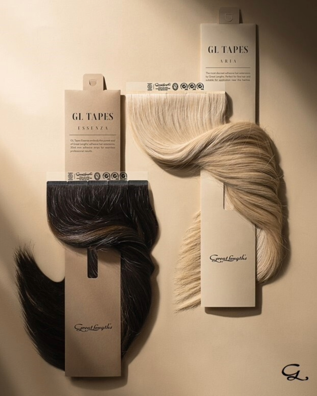 Blonde Natural Cut GL Tape Extensions in Peterborough